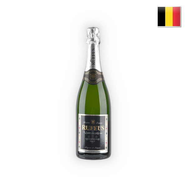 [RUFF01000] Vignoble des Agaises, Vin Mousseux de Qualité de Belgique Ruffus, Chardonnay Brut, 0,75 l