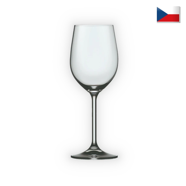 [CRYS060] Crystalex,  Harmony Witte Wijnglas 340 ml., 0,34