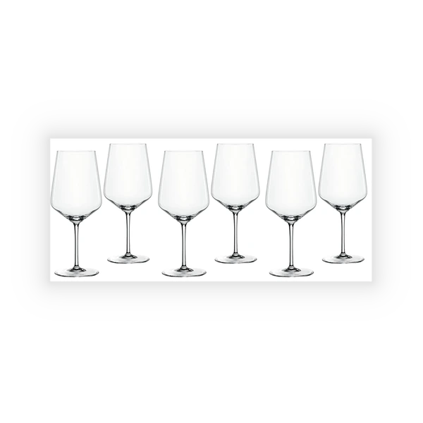 Spiegelau,  Style, Rode wijn glas - Doos met 6 glazen (0,63)