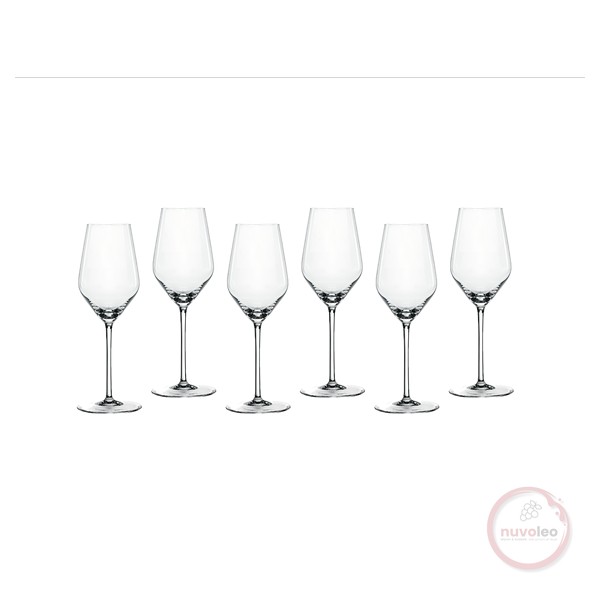 Spiegelau,  Style, Wijn / Champagneglas - Doos met 6 glazen (0,31)