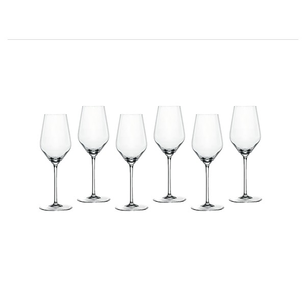Spiegelau,  Style, Wijn / Champagneglas - Doos met 6 glazen (0,31)