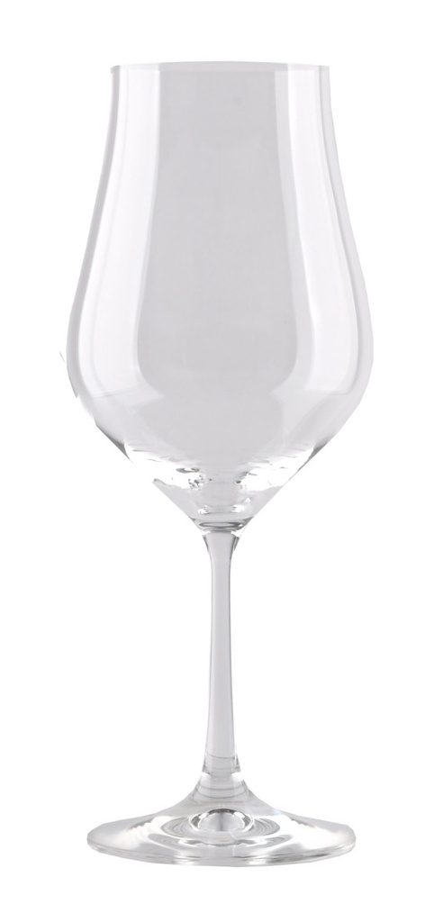 [CRYS030] Crystalex,  Tulipa Bordeauxglas  Middel 450 ml.