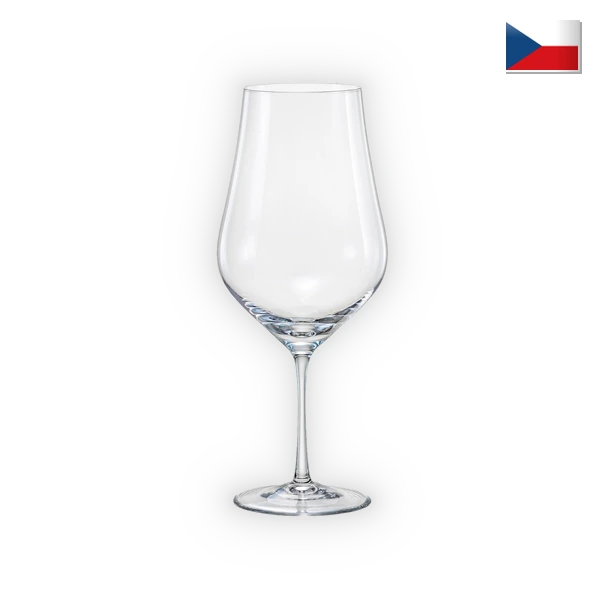 [CRYS010] Crystalex,  Tulipa Bordeauxglas Groot 550 ml., 0,55