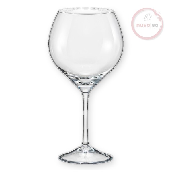 Crystalex,  Baroli Witte Wijnglas 400 ml. met logo Goessens, 0,4