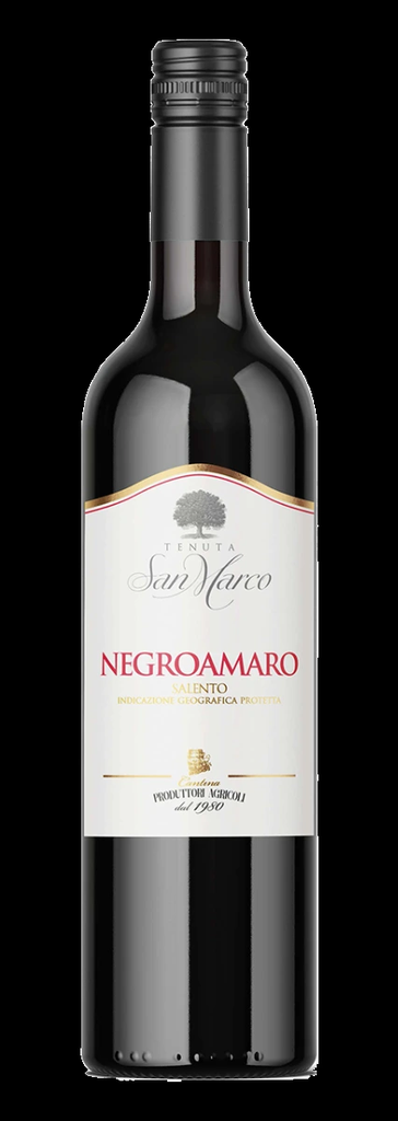 TENUTA SAN MARCO , SALENTO IGP NEGROAMARO, Negroamaro, 2022, Rood  (0,75l) 
