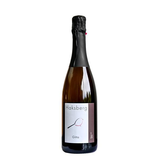 [NUVHAKGITTA2021] Haksberg, Gitta, Mousserende rosé, Dornfelder en Pinot Noir, 2021, 0,75l