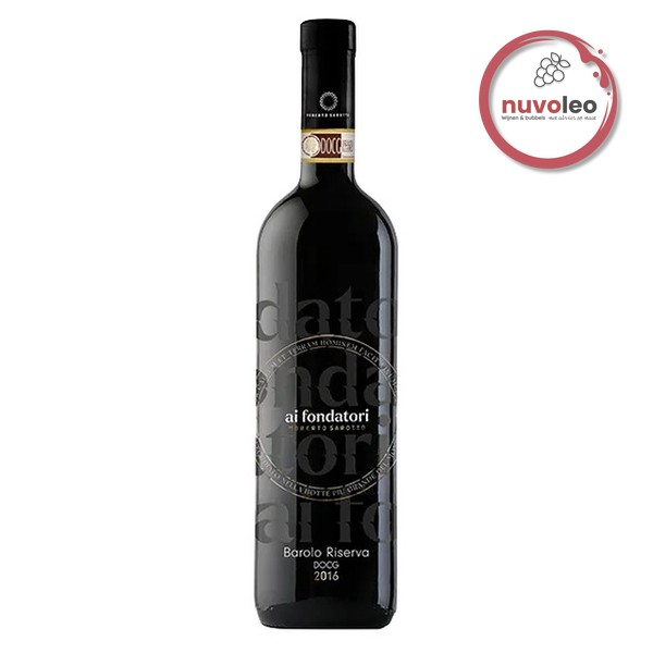 Roberto Sarotto, Ai Fondatori, Barolo, Riserva 2016, Rood (0,75 l)