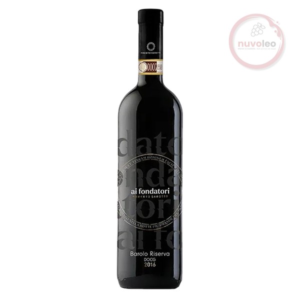 Roberto Sarotto, Ai Fondatori, Barolo, Riserva 2016, Rood (0,75 l)