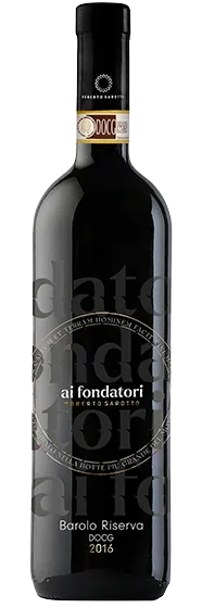 Roberto Sarotto, Ai Fondatori, Barolo, Riserva 2016, Rood (0,75 l)