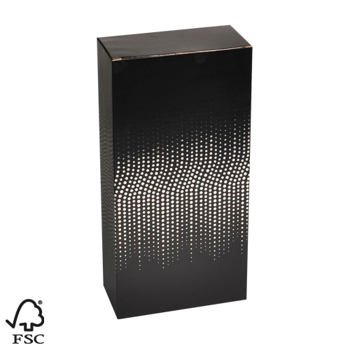 [VERP033] Verpakking, contour zilver 2 vaks, geschikt voor Champagnefles