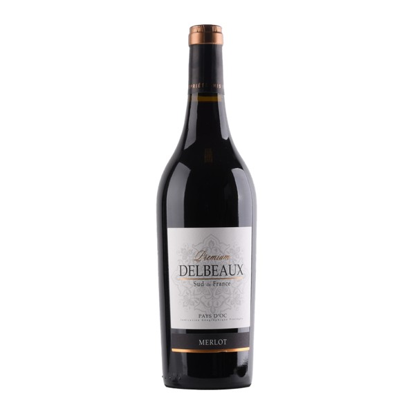 [DELB03023] Delbeaux, Pays d'Oc IGP, Premium Merlot, 2023, ROUGE