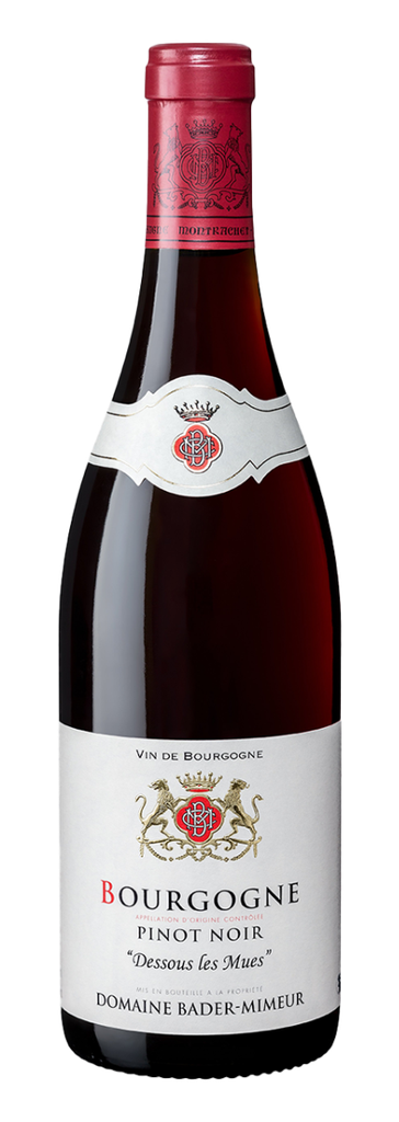 Bader-Mimeur, Bourgogne AC Pinot Noir, Dessous Mues