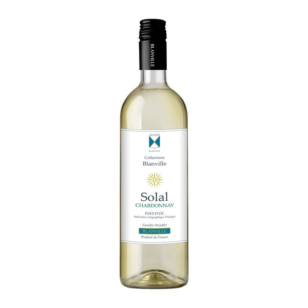 Château Haut-Blanville, Pays d'Oc IGP Solal, Chardonnay 2024 (0,75 l)