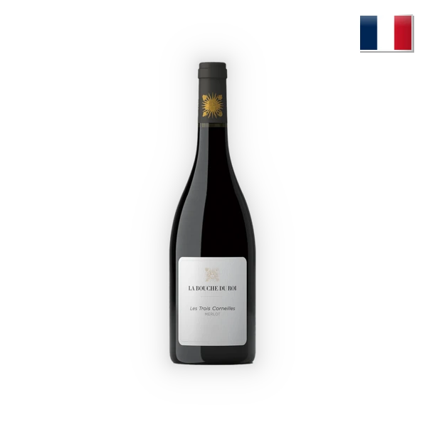 La Bouche du Roi, VdF Les Trois Corneilles, Merlot 2023, 0,75 l