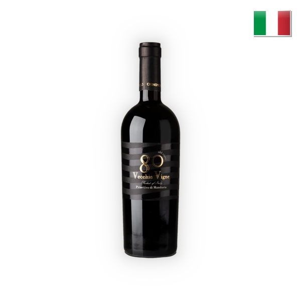 Cignomoro, Primitivo di Manduria DOP 80 Vecchie Vigne Primitivo 2022, 0,75 l
