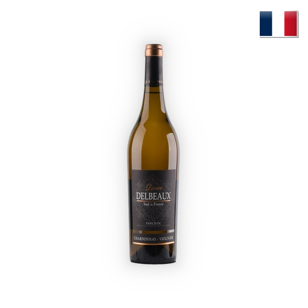 [DELB04024] Delbeaux, Pays d'Oc IGP Réserve Chardonnay-Viognier 2024, 0,75 l