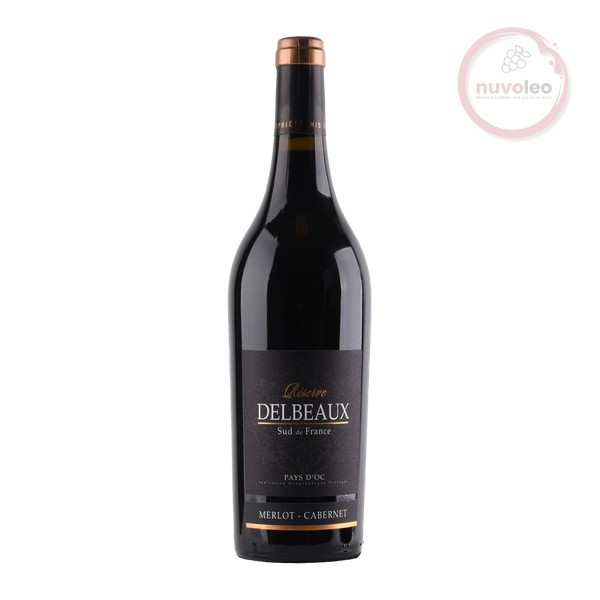 Delbeaux, Pays d'Oc IGP Réserve Merlot-Cabernet 2022 (0,75 l)