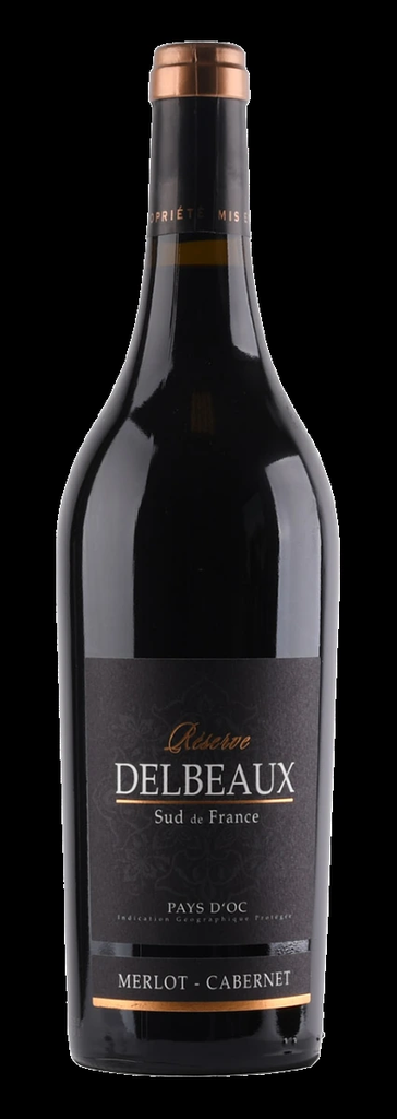 Delbeaux, Pays d'Oc IGP Réserve Merlot-Cabernet 2022 (0,75 l)