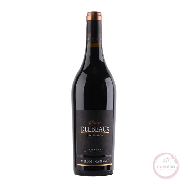 Delbeaux, Pays d'Oc IGP Réserve Merlot-Cabernet 2023 (0,75 l)