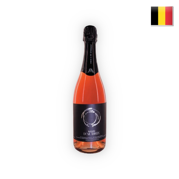 Domaine Du Ry d'Argent, Vin Mousseux de Qualité de Belgique Rosée d'Audrey 2018, 0,75 l