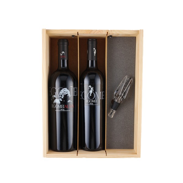 [EGO06000] Finca Egomei, Rioja DOCa 3 vaks geschenkkist met 1x Rioja Tinto,1x Alma Tinto en 1x Aerator (1,5 l)