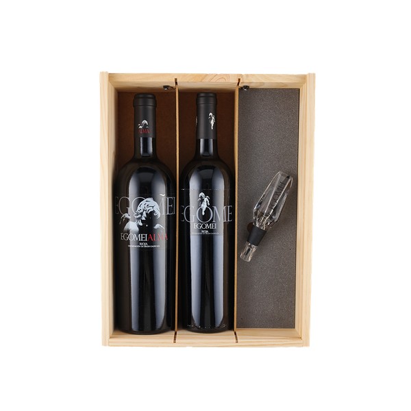 [EGO06000] Finca Egomei, Rioja DOCa 3 vaks geschenkkist met 1x Rioja Tinto,1x Alma Tinto en 1x Aerator (1,5 l)
