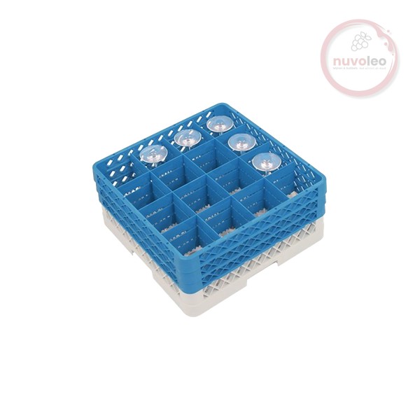 Crystalex,  Glazenkorf incl. 16x CRY310L, Witte Wijnglas