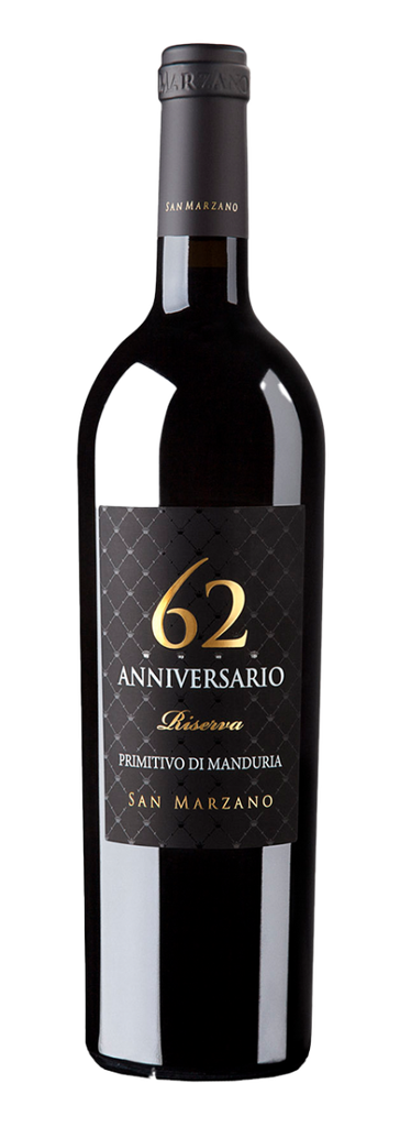 [MARZ20019] San Marzano, Primitivo di Manduria DOP Anniversario 62 Riserva 2019 (0,75 l)