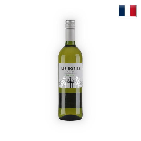 [MEDI16023] Les Bories, Pays d'Oc IGP Chardonnay 2023, 0,75 l