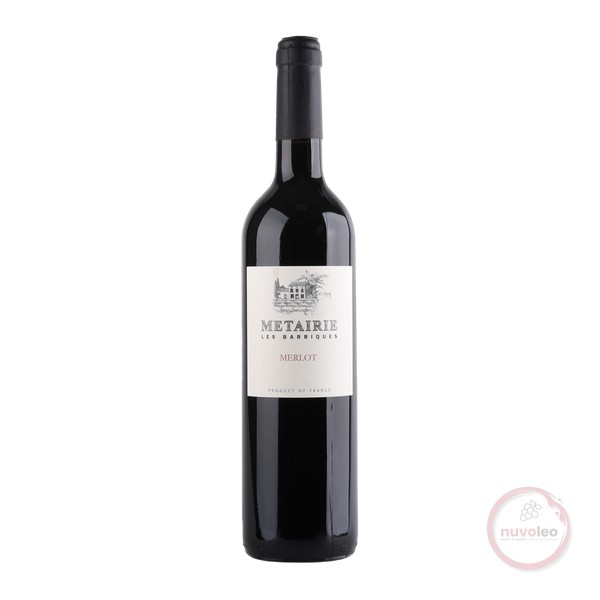 Métairie, Pays d'Oc IGP Les Barriques, Merlot 2023 (0,75 l)