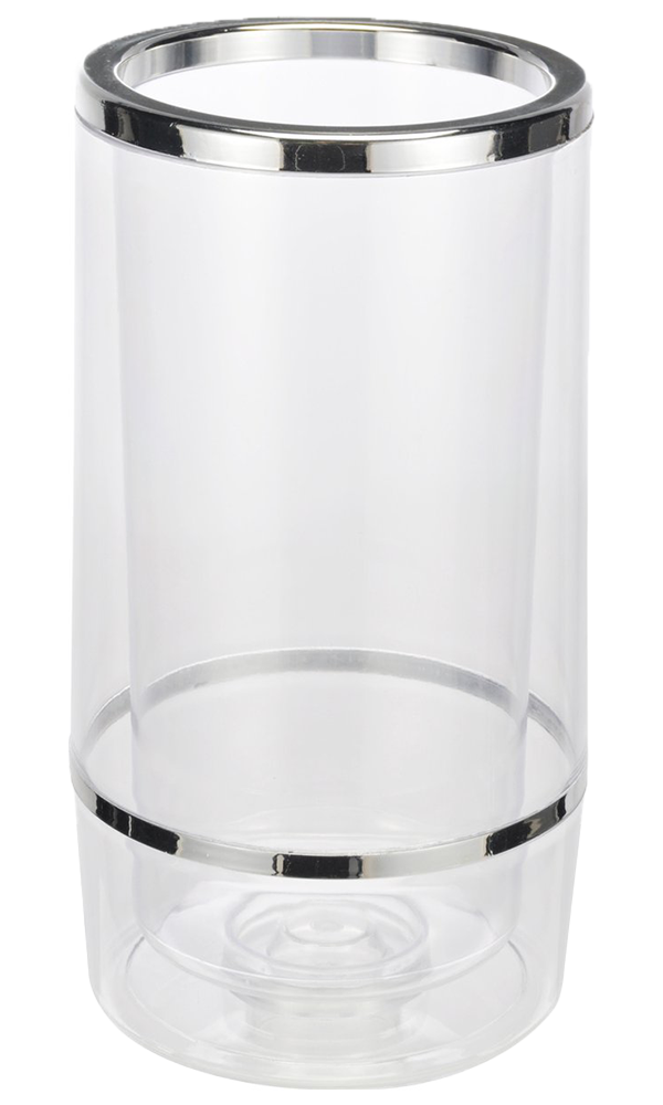 Magazijn,  Dubbelwandige wijnkoeler transparant Bruikleen (3937)