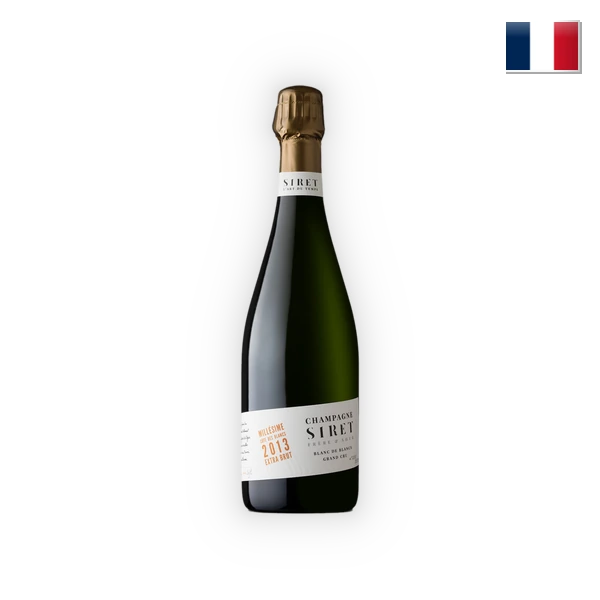 Champagne Siret, Champagne AC Blanc de Blancs Extra Brut 2014, 0,75 l