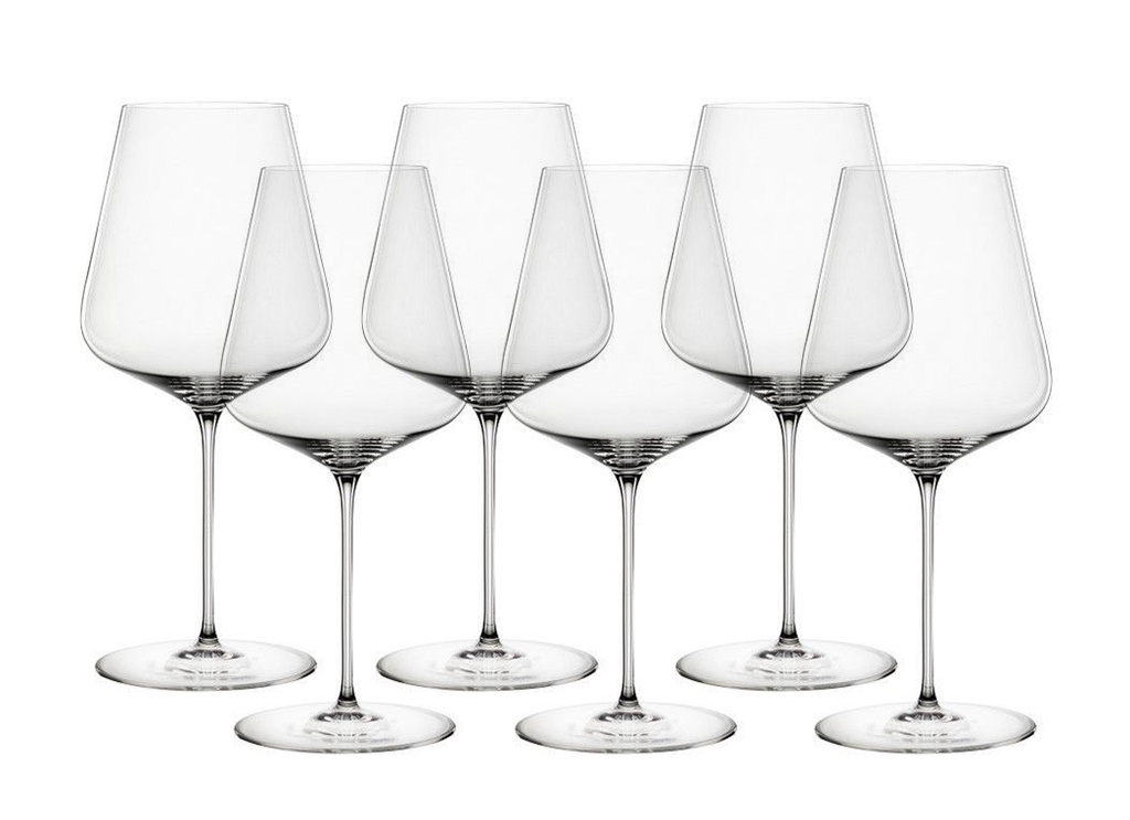 Spiegelau,  Definition, Bordeaux Glass 75 cl. - Doos met 6 glazen (0,75 l)