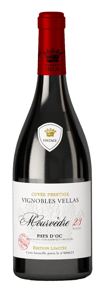 Vignobles Vellas, Pays d'Oc IGP Mourvedre, Blend 23