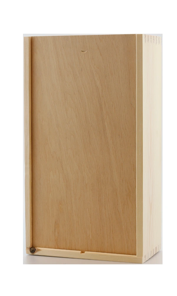 Houten kist,  2-vaks (3937)