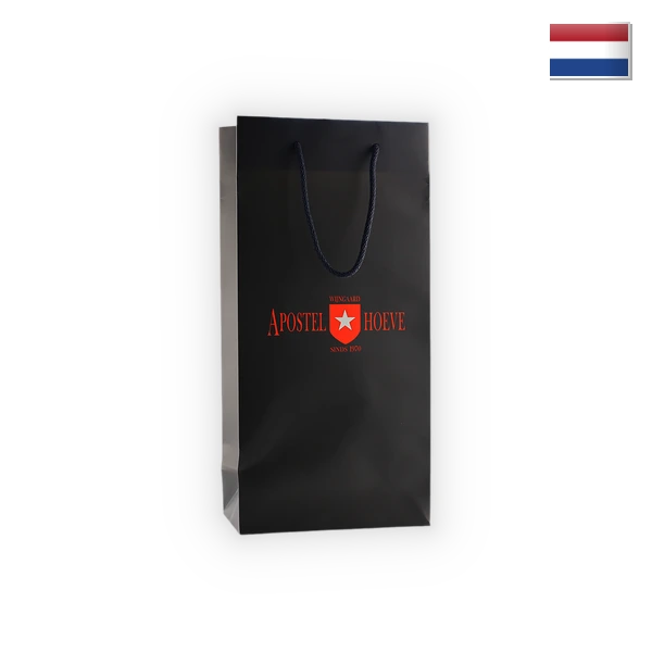 Apostelhoeve,  Geschenkverpakking 2 vaks draagtas karton, 0,75 l