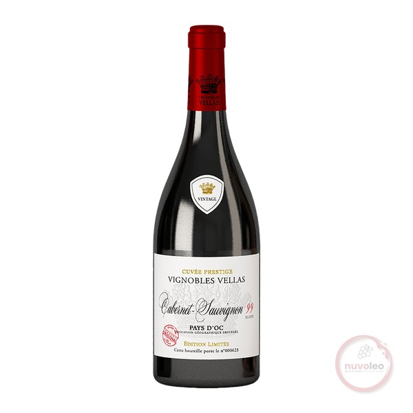 Vignobles Vellas, Pays d'Oc IGP Cabernet Sauvignon, Blend 99 2024 (0,75 l)