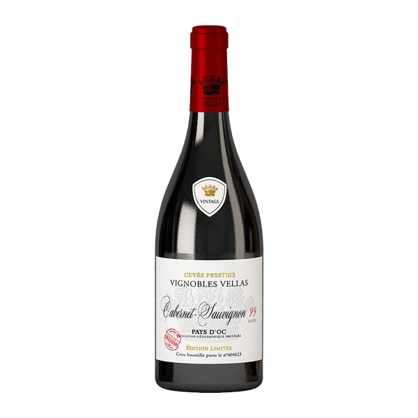 [VELL11024] Vignobles Vellas, Pays d'Oc IGP Cabernet Sauvignon, Blend 99 2024 (0,75 l)