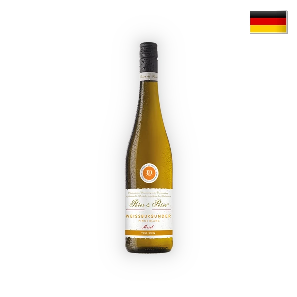 Peter & Peter, Mosel Weissburgunder Trocken 2024, 0,75 l