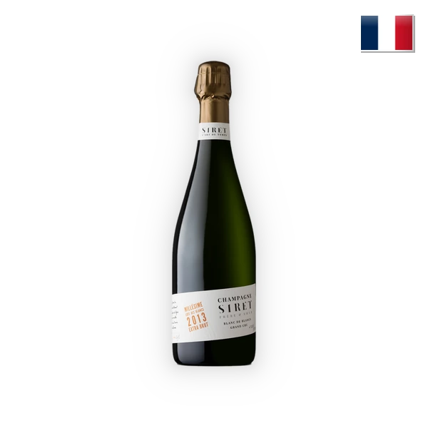 Champagne Siret, Champagne AC Blanc de Blancs Extra Brut 2015, 0,75 l
