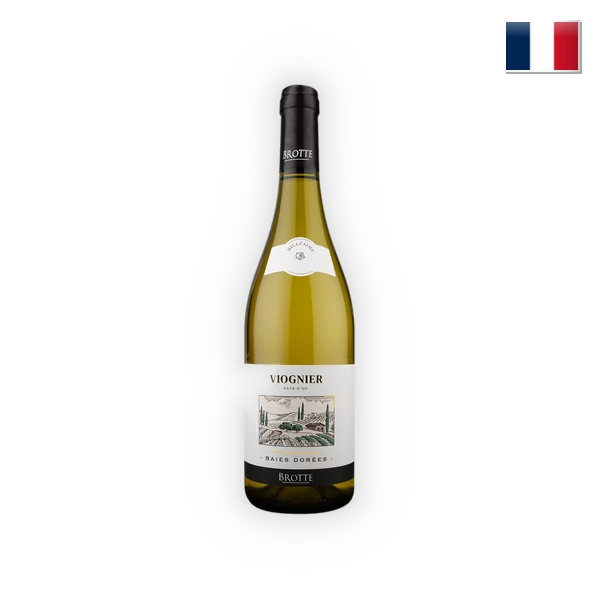 Brotte, Pays d'Oc IGP Baies dorées, Viognier 2025, 0,75 l