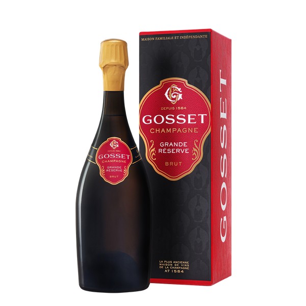 Champagne Gosset, Champagne AC Grande Reserve Brut in giftbox (0,75 l)