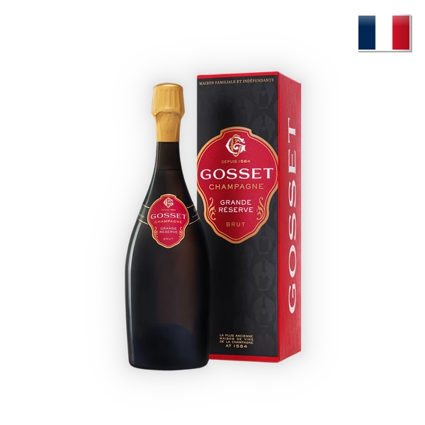 [GOSS12000] Champagne Gosset, Champagne AC Grande Reserve Brut in giftbox, 0,75 l