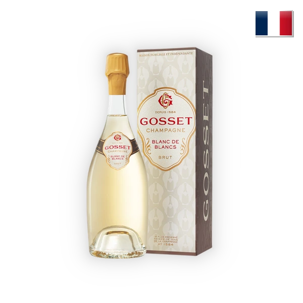 [GOSS22000A] Champagne Gosset, Champagne AC, Grand Blanc de Blancs Brut in giftbox, BLANC 0,75l