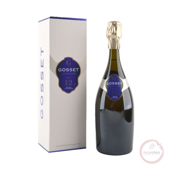 Champagne Gosset, Champagne AC, 12 ans de Cave a minima + giftbox, BLANC 0,75l