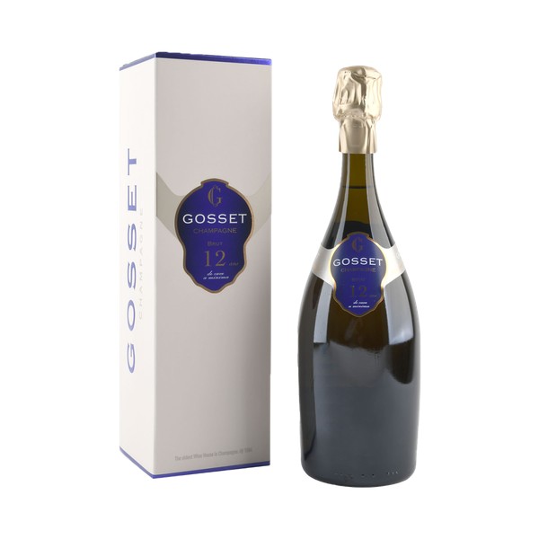 [GOSS32000] Champagne Gosset, Champagne AC, 12 ans de Cave a minima + giftbox, BLANC 0,75l