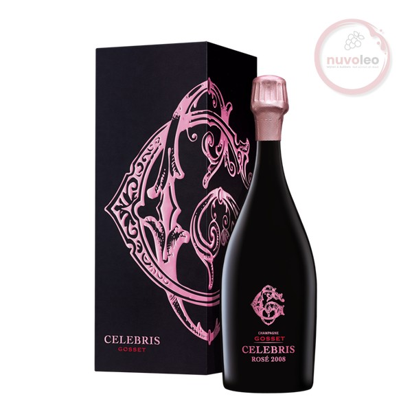 Champagne Gosset, Champagne AC Celebris Rosé Brut in Giftbox 2008 (0,75 l)