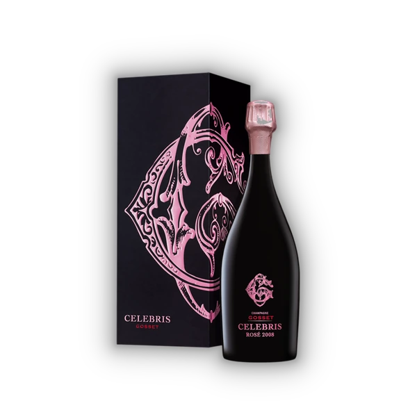 Champagne Gosset, Champagne AC Celebris Rosé Brut in Giftbox 2008 (0,75 l)