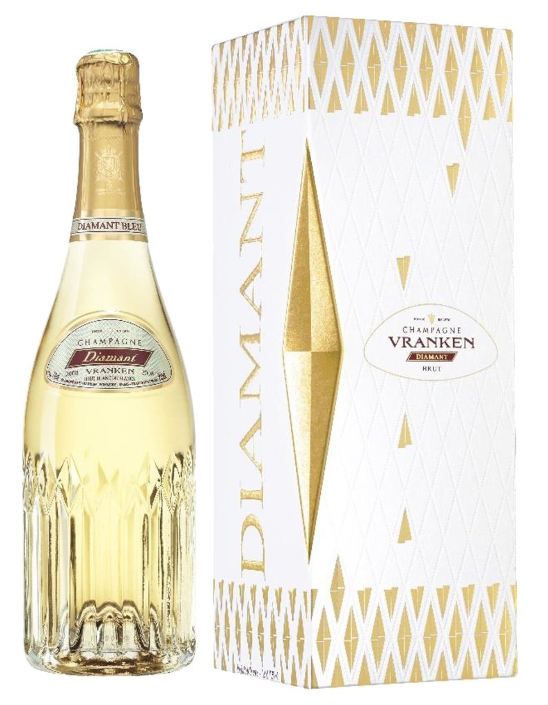 Champagne Vranken, Champagne AC, Cuvée Diamant Blanc de Blancs in luxe giftbox, 2008, BLANC 0,75l