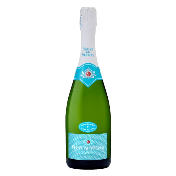 Veuve du Vernay, Vin Mousseux, Brut Zero alcohol, Wit (0,75 l)
